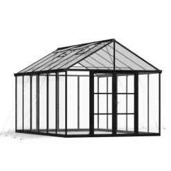 ARIA Ibrida Serra Da Giardino in Policarbonato 458x304x285 cm- Nero-Canopia New