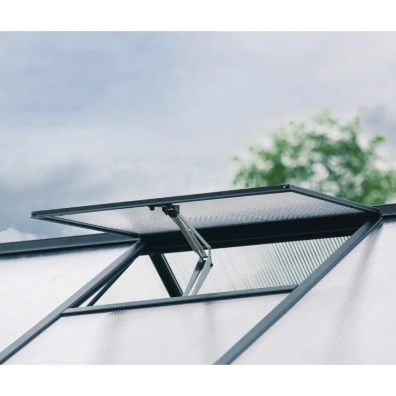 ARIA Ibrida Serra Da Giardino in Policarbonato 458x304x285 cm- Nero-Canopia New
