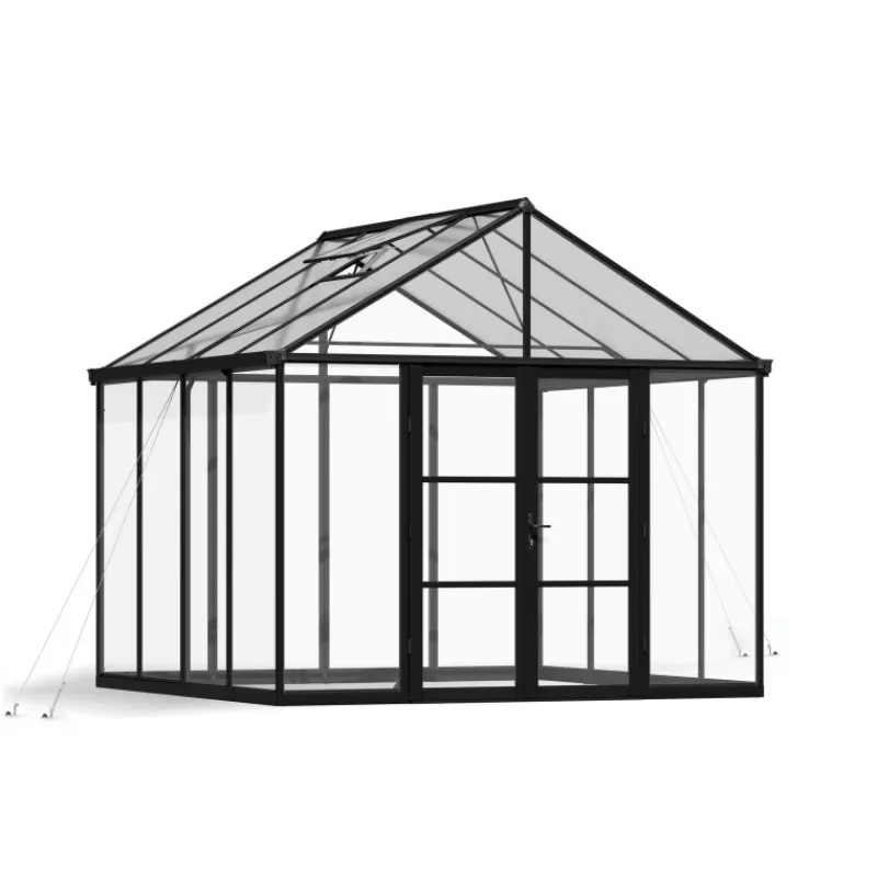 ARIA Ibrida Serra Da Giardino in Policarbonato 308x304x285 cm- Nero-Canopia Online