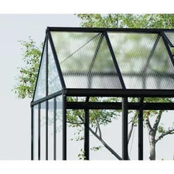 ARIA Ibrida Serra Da Giardino in Policarbonato 608x304x285 cm- Nero-Canopia Sale