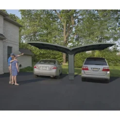 Arizona Breeze Carport Doppio in Alluminio 6 X 5 m-Canopia Best