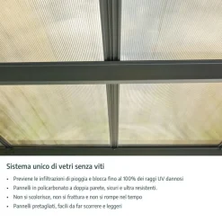 Atlas Carport in Alluminio 3 X 5 m-Canopia Hot