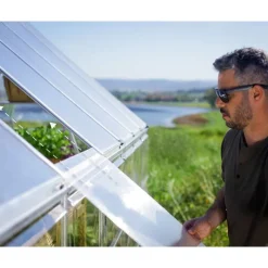 Balance Ibrida Serra Da Giardino in Policarbonato 844X304X257 cm Argento-Canopia