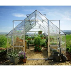 Balance Ibrida Serra Da Giardino in Policarbonato 484X304X257 cm Argento-Canopia Outlet