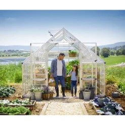 Balance Ibrida Serra Da Giardino in Policarbonato 484X304X257 cm Argento-Canopia Outlet