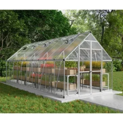 Balance Ibrida Serra Da Giardino in Policarbonato 607X244X229 cm Argento-Canopia Hot