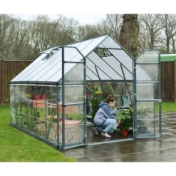 Balance Ibrida Serra Da Giardino in Policarbonato 367X244X229 cm Grigio-Canopia Outlet