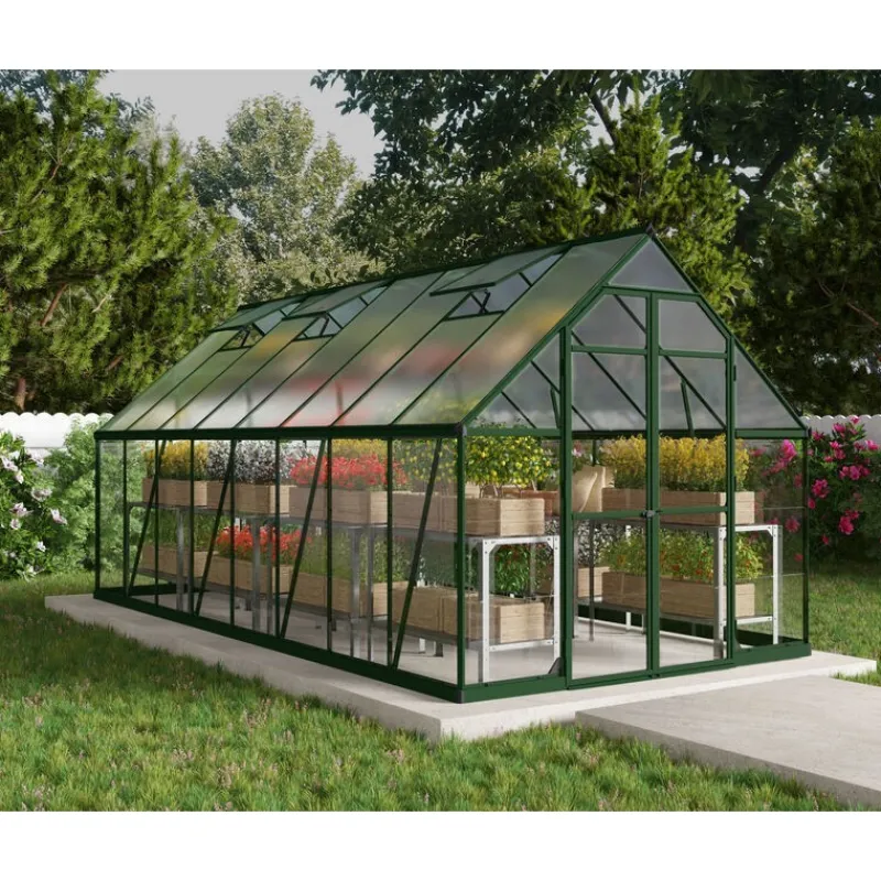 Balance Ibrida Serra Da Giardino in Policarbonato 487X244X229 cm Verde-Canopia New