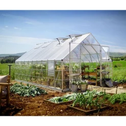 Balance Ibrida Serra Da Giardino in Policarbonato 604X304X257 cm Argento-Canopia Best