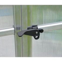 Bella Doppio Strato Serra Da Giardino in Policarbonato 490X244X219 cm Argento-Canopia Discount