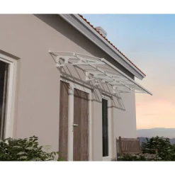 Bordeaux Pensilina Da Esterno 447X140 cm Trasparente-Canopia Discount