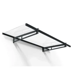Bremen Pensilina Da Esterno 205X93 cm Trasparente-Canopia Discount