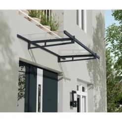 Bremen Pensilina Da Esterno 205X93 cm Trasparente-Canopia Discount