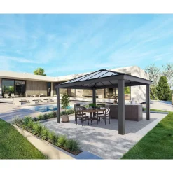 Dallas Gazebo in Alluminio 4.3X4.3 m-Canopia Sale