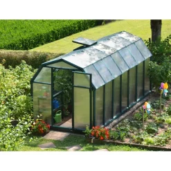 Eco Grow Doppio Strato Serra Da Giardino in Policarbonato 445X204X198 cm Verde-Canopia Best