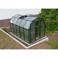 Eco Grow Doppio Strato Serra Da Giardino in Policarbonato 321X204X198 cm Verde-Canopia Discount