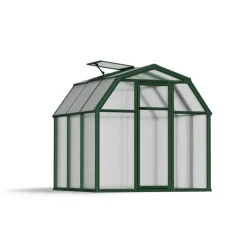 Eco Grow Doppio Strato Serra Da Giardino in Policarbonato 197X204X198 cm Verde-Canopia New