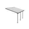 Feria Pergola Addossata in Alluminio 3X4.3 m Grigio-Canopia Hot