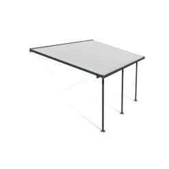 Feria Pergola Addossata in Alluminio 3X5.5 m Grigio-Canopia Sale