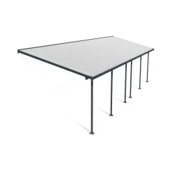 Feria Pergola Addossata in Alluminio 3X9.7 m Grigio-Canopia Sale