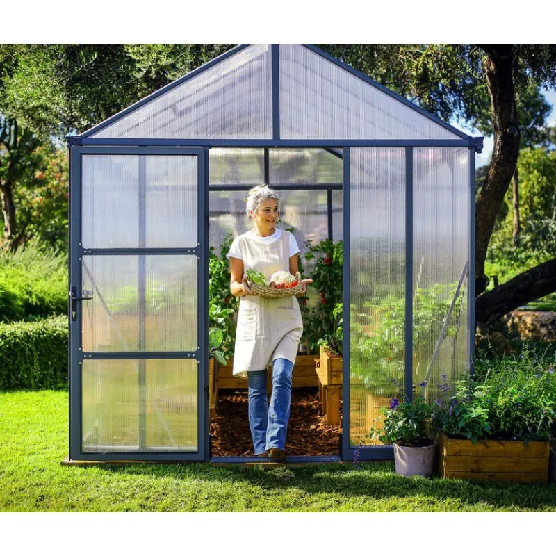 Glory Serra Da Giardino in Policarbonato di Premium 604X253X268 cm-Canopia