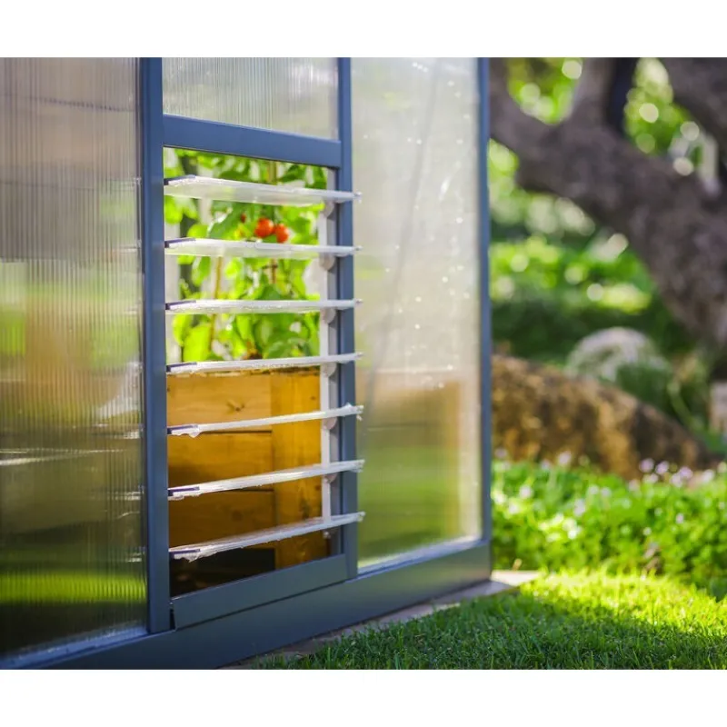 Glory Serra Da Giardino in Policarbonato di Premium 604X253X268 cm-Canopia