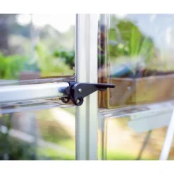 Harmony Trasparente Serra Da Giardino in Policarbonato 186X185X208 cm Argento-Canopia Outlet