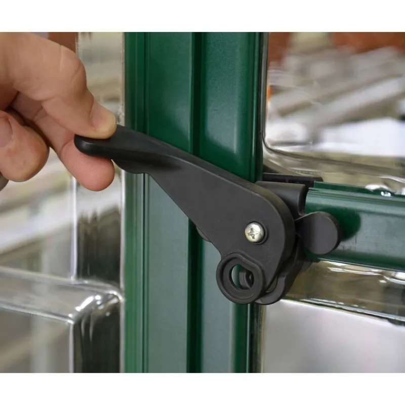 Harmony Trasparente Serra Da Giardino in Policarbonato 306X185X208 cm Verde-Canopia Hot