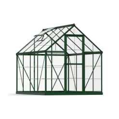 Harmony Trasparente Serra Da Giardino in Policarbonato 247X185X208 cm Verde-Canopia Outlet