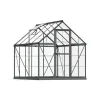 Harmony Trasparente Serra Da Giardino in Policarbonato 247X185X208 cm Grigio-Canopia