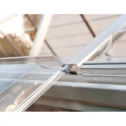 Harmony Trasparente Serra Da Giardino in Policarbonato 426X185X208 cm Argento-Canopia Sale