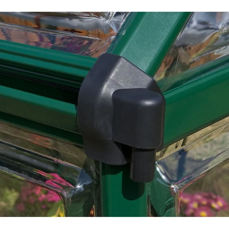 Harmony Trasparente Serra Da Giardino in Policarbonato 426X185X208 cm Verde-Canopia New