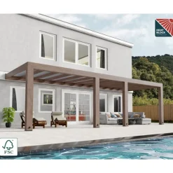 Helsinki Pergola 3 X 8.6 m Pergola in Legno di Cedro-Canopia Sale