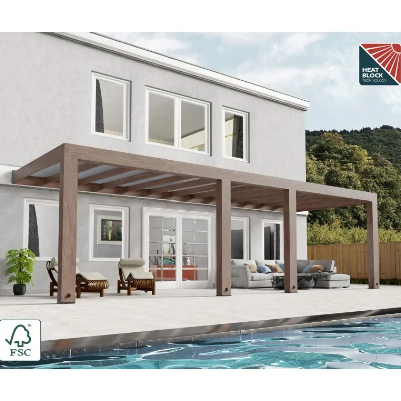 Helsinki Pergola 3 X 8.6 m Pergola in Legno di Cedro-Canopia Sale