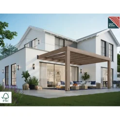 Helsinki Pergola 3 X 4.7 m Pergola in Legno di Cedro-Canopia