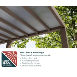 Helsinki Pergola 3 X 4.7 m Pergola in Legno di Cedro-Canopia