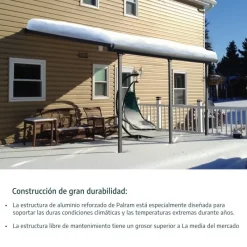 Helsinki Pergola 3 X 10 m Pergola in Legno di Cedro-Canopia Outlet