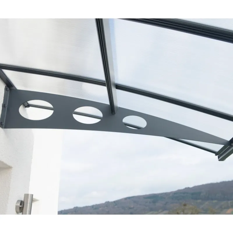 Herald Pensilina Da Esterno 670X140 cm Trasparente-Canopia Online