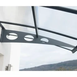 Herald Pensilina Da Esterno 892X140 cm Trasparente-Canopia