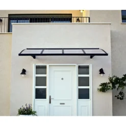 Herald Pensilina Da Esterno 223X140 cm Trasparente-Canopia