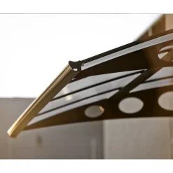 Herald Pensilina Da Esterno 223X140 cm Trasparente-Canopia