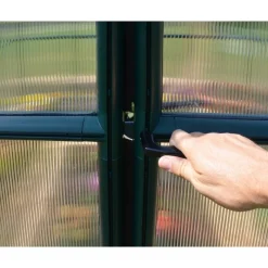 Hobby Gardener Doppio Strato Serra Da Giardino in Policarbonato 641X266X208 cm Verde-Canopia