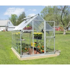 Hybrid Serra Da Giardino in Policarbonato 306X185X208 cm Argento-Canopia