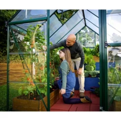 Hybrid Serra Da Giardino in Policarbonato 126X185X208 cm Verde-Canopia