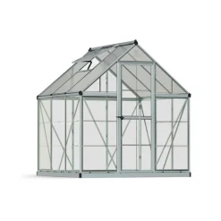 Hybrid Serra Da Giardino in Policarbonato 186X185X208 cm Argento-Canopia Online