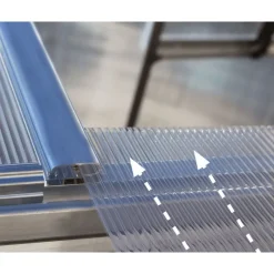 Hybrid Serra Da Giardino in Policarbonato 186X185X208 cm Argento-Canopia Online