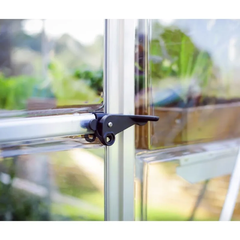 Hybrid Serra Da Giardino in Policarbonato 126X185X208 cm Argento-Canopia Online