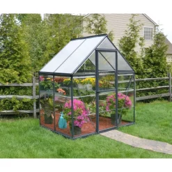 Hybrid Serra Da Giardino in Policarbonato 185X185X208 cm Grigio-Canopia Best