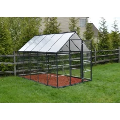 Hybrid Serra Da Giardino in Policarbonato 306X185X208 cm Grigio-Canopia Discount