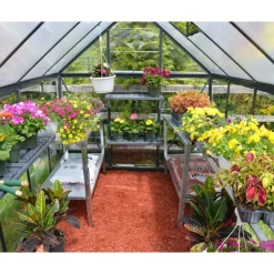 Hybrid Serra Da Giardino in Policarbonato 306X185X208 cm Grigio-Canopia Discount